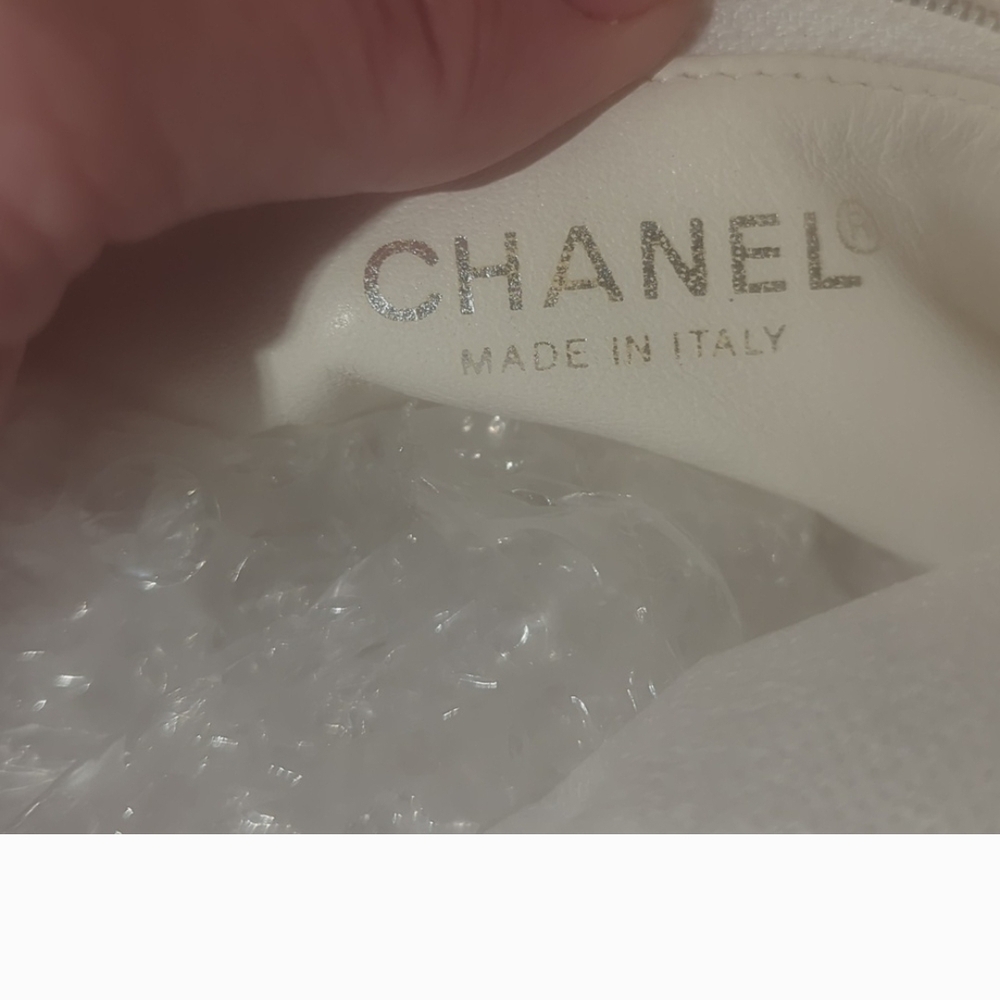 Authentic Chanel Beige Quilted Boston Bag Medium Size - Picture 7 of 15